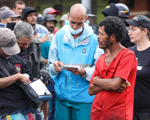 FotografoFoto Alcaldía de Medellín:483 habitantes de calle fueron caracterizados y se beneficiaron con oferta institucional en el Centro de Medellín. 